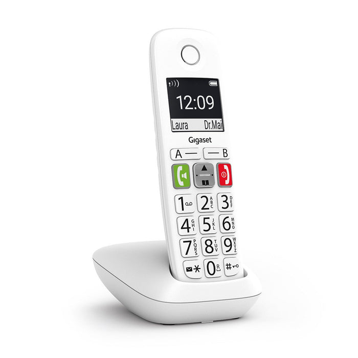 EAN 4250366856100 - Gigaset E290 teléfono Teléfono DECT/analógico Identificador de llamadas Blanco imagen 1