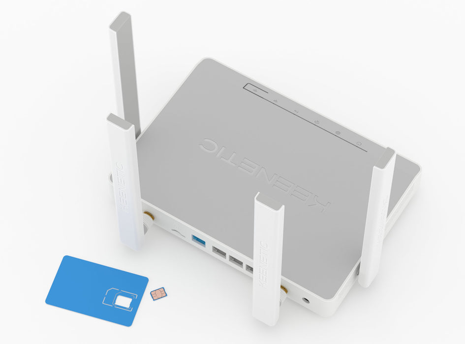 EAN 4897082921622 - Keenetic Hero 4G+ (KN-2311) router inalámbrico Gigabit Ethernet Doble banda (2,4 GHz / 5 GHz) Gris, Blanc imagen 13