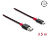 EAN 4043619815418 - DeLOCK 81541 cable USB USB 2.0 0,5 m USB A USB C Rojo, Negro imagen 1
