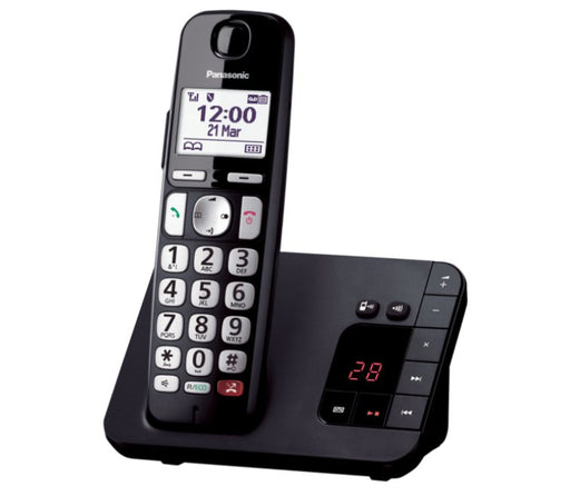 EAN 5025232916559 - Panasonic KX-TGE260JTB teléfono Teléfono DECT Identificador de llamadas Negro imagen 1