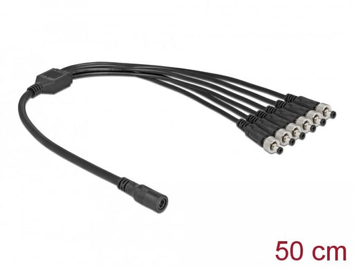 EAN 4043619865918 - DeLOCK 86591 cable divisor y combinador Divisor de señal para cable coaxial Negro imagen 1