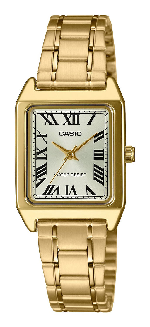 EAN 4549526253263 - Casio LTP-V007G-9BUDF Reloj de pulsera Femenino Oro, Blanco Oro imagen 1