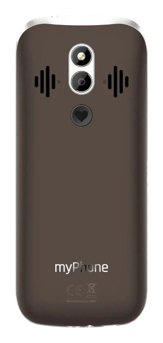 EAN 5902983634829 - myPhone TEL001039 teléfono móvil 8,89 cm (3.5") 138 g Marrón Teléfono para personas mayores imagen 3