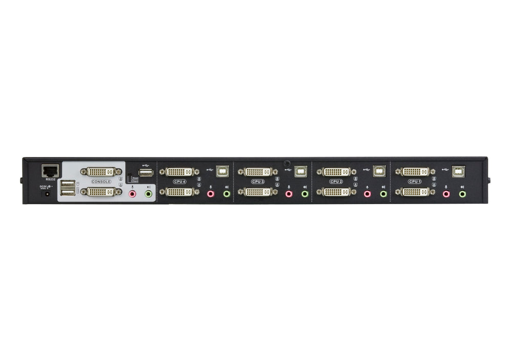 EAN 0672792004278 - ATEN CS1644A interruptor KVM Montaje en rack Negro imagen 3