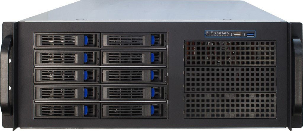 EAN 4260133129634 - Inter-Tech IPC 4U-4410 Estante Negro imagen 2