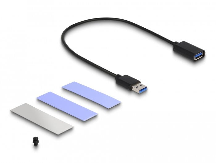 EAN 4043619420131 - DeLOCK 42013 caja para disco duro externo Caja externa para unidad de estado sólido (SSD) Negro imagen 3