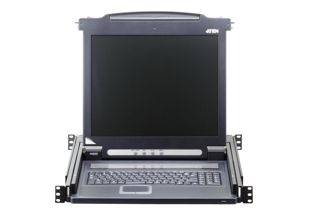 EAN 4710469343193 - ATEN CL1000N consola de rack 48,3 cm (19") 1280 x 1024 Pixeles Metal, Plástico Negro 1U imagen 2