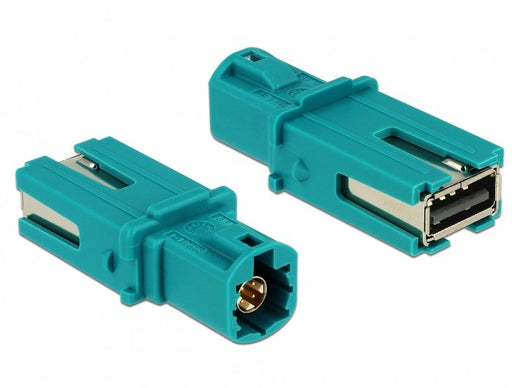 EAN 4043619898961 - DeLOCK 89896 cambiador de género para cable HSD USB 2.0 Type-A Azul imagen 1