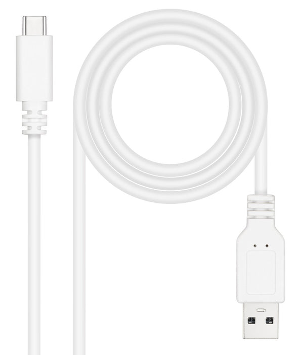 EAN 8433281014763 - Nanocable 10.01.2103-W cable USB USB 2.0 USB C USB A imagen 1