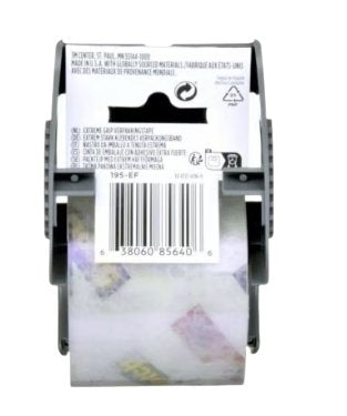 EAN 0638060856406 - Scotch 195-EF cinta adhesiva Apto para uso en interior Adecuado para uso en exteriores 20,3 m Transparent imagen 4