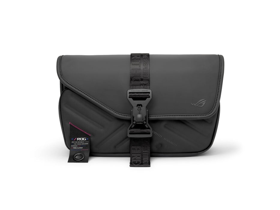 EAN 4711387814796 - ASUS BC3004 ROG SLASH SLING BAG 4.0 Bandolera cuero PU, Poliéster Negro imagen 1