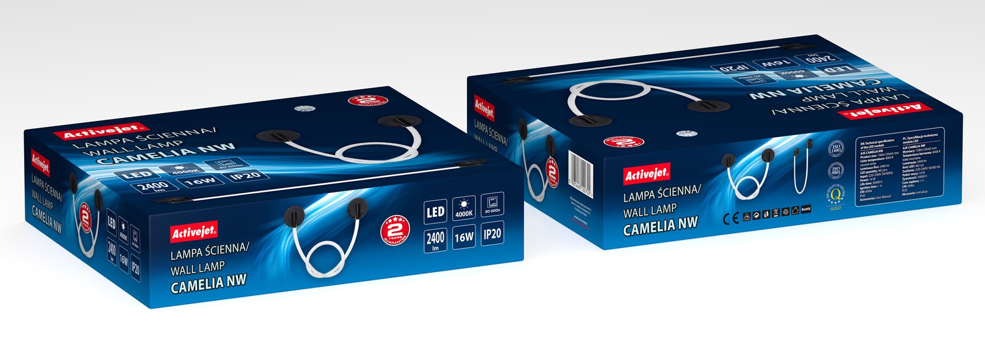 EAN 5901443122722 - Activejet AJE-CAMELIA NW iluminación de pared 16 W imagen 10