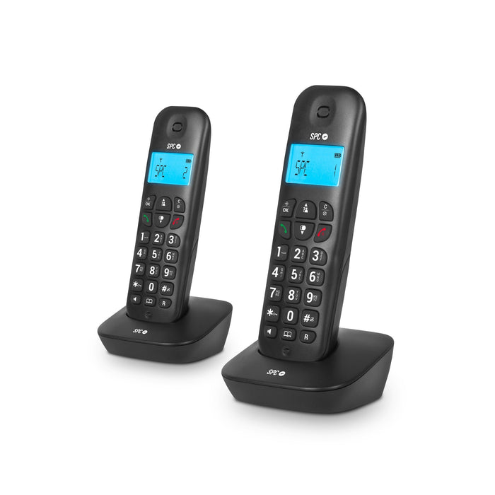 EAN 8436542859325 - SPC AIR PRO DÚO Teléfono analógico Identificador de llamadas Negro imagen 1