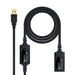 EAN 8433281007031 - Nanocable 10.01.0213 cable USB USB 2.0 15 m USB A Negro imagen 1