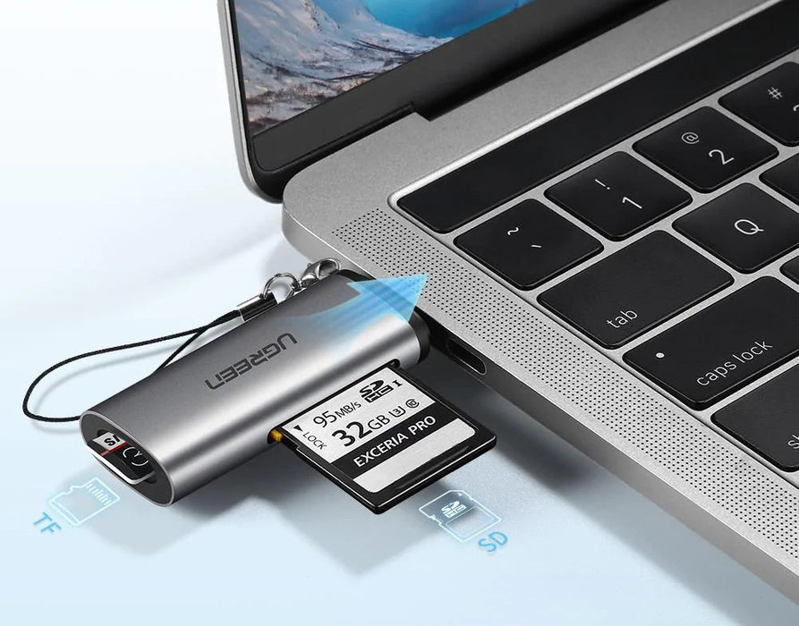 EAN 6957303857043 - Ugreen 50704 lector de tarjeta USB 3.2 Gen 1 (3.1 Gen 1) Type-C Gris imagen 4