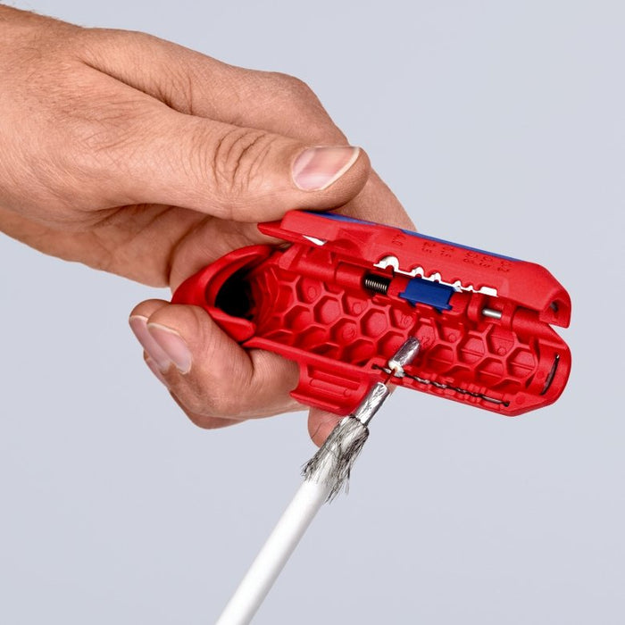 EAN 4003773082910 - Knipex ErgoStrip pelacable Azul, Rojo imagen 14