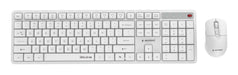 EAN 8716309137041 - Gembird KBS-WMS-01-W teclado Ratón incluido Oficina RF inalámbrico QWERTY Internacional de EE.UU. Blanco imagen 1