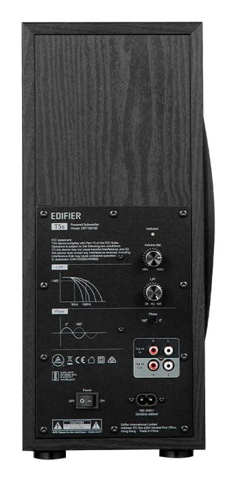 EAN 6923520216918 - Edifier T5S Negro Altavoz de subgraves (subwoofer) activo 70 W imagen 4