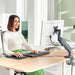 EAN 4002432134663 - Leitz 64890089 soporte para monitor 81,3 cm (32") Escritorio Gris imagen 2