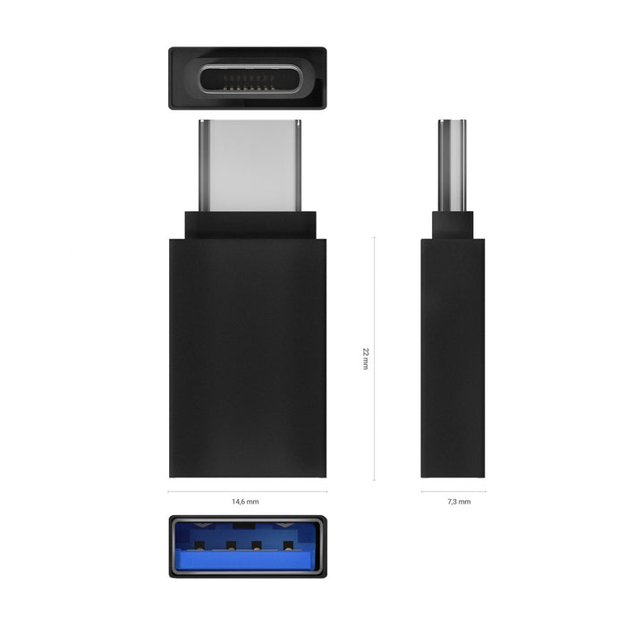 EAN 8436574708653 - AISENS A108-0717 cambiador de género para cable USB-A imagen 3