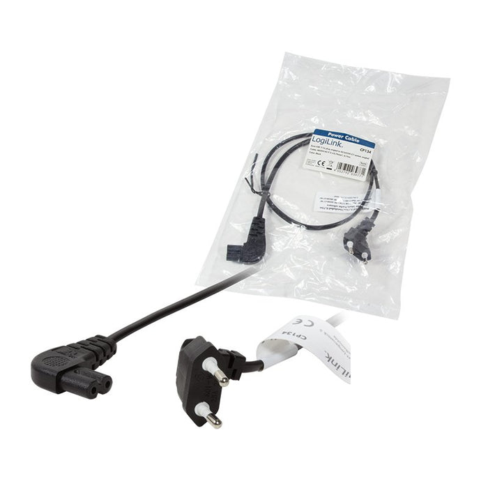 EAN 4052792039771 - LogiLink 0.75m, CEE 7/16/IEC 60320-C7 Negro 0,75 m CEE7/16 C7 acoplador imagen 4