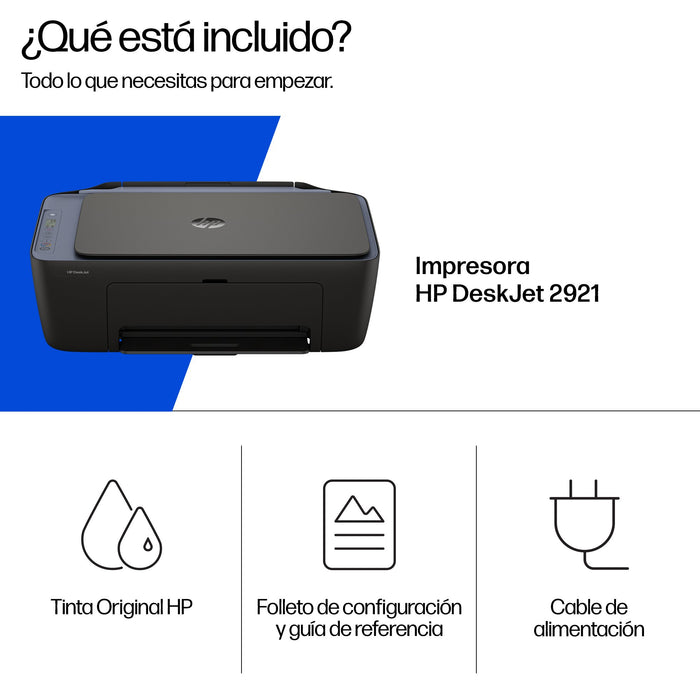 EAN 0198828789822 - HP DeskJet 2921 Inyección de tinta térmica A4 4800 x 1200 DPI 7,5 ppm Wifi imagen 5