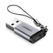 EAN 6957303855339 - Ugreen 50533 cambiador de género para cable USB A USB C Plata imagen 1