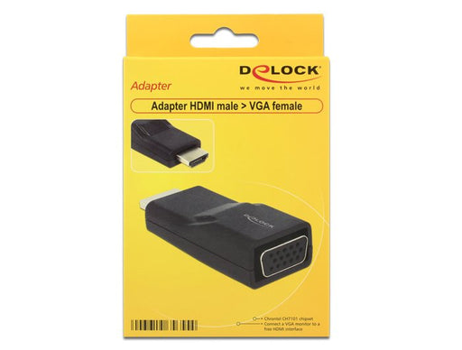 EAN 4043619656554 - DeLOCK HDMI/VGA Negro imagen 2