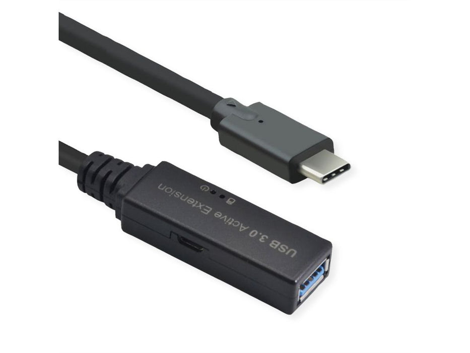 EAN 7630049628335 - ROLINE 12.04.1067 cable USB USB 3.2 Gen 1 (3.1 Gen 1) 15 m USB C USB A Negro imagen 1