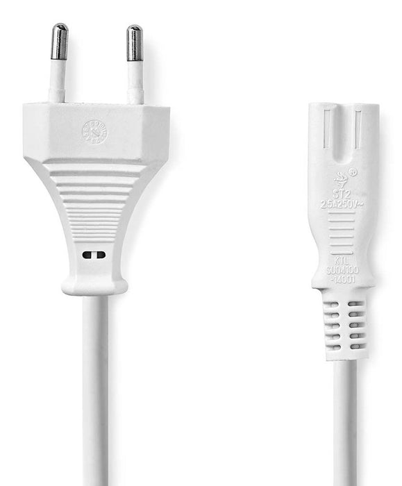 EAN 5412810427451 - Nedis CEGL11040WT30 cable de transmisión Blanco 3 m Enchufe tipo C IEC 320 imagen 1