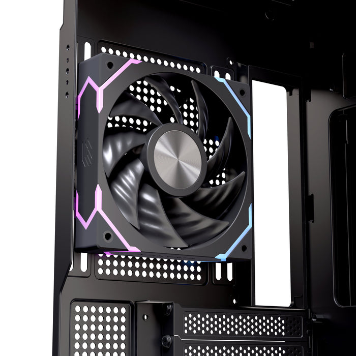 EAN 6977277360479 - Einarex EXCS-ZE-10KR-B carcasa de ordenador Midi Tower Negro imagen 7