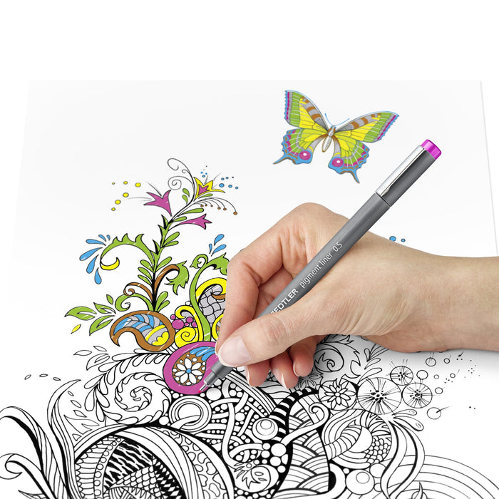 EAN 4007817326725 - Staedtler pigment liner 308 rotulador de punta fina Negro 4 pieza(s) imagen 5