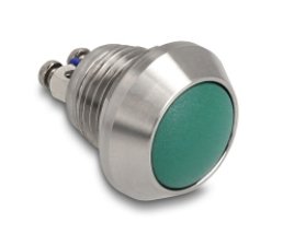EAN 4043619220342 - DeLOCK 22034 interruptor eléctrico Interruptor pulsador 2P Verde imagen 1