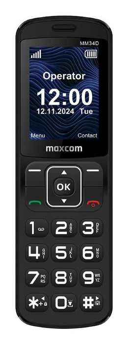 EAN 5908235978390 - MaxCom Comfort MM34D 4G 6,1 cm (2.4") 96 g Negro Teléfono para personas mayores imagen 4