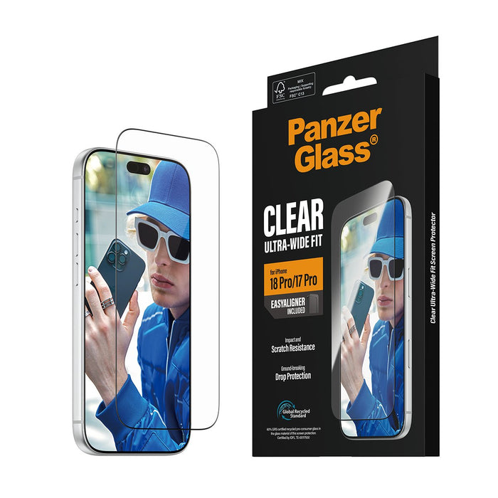 EAN 5715685043475 - PanzerGlass ® Screen Protector iPhone 2026 Pro | 17 Pro | Ultra-Wide Fit w. EasyAligner Protector de pant imagen 6