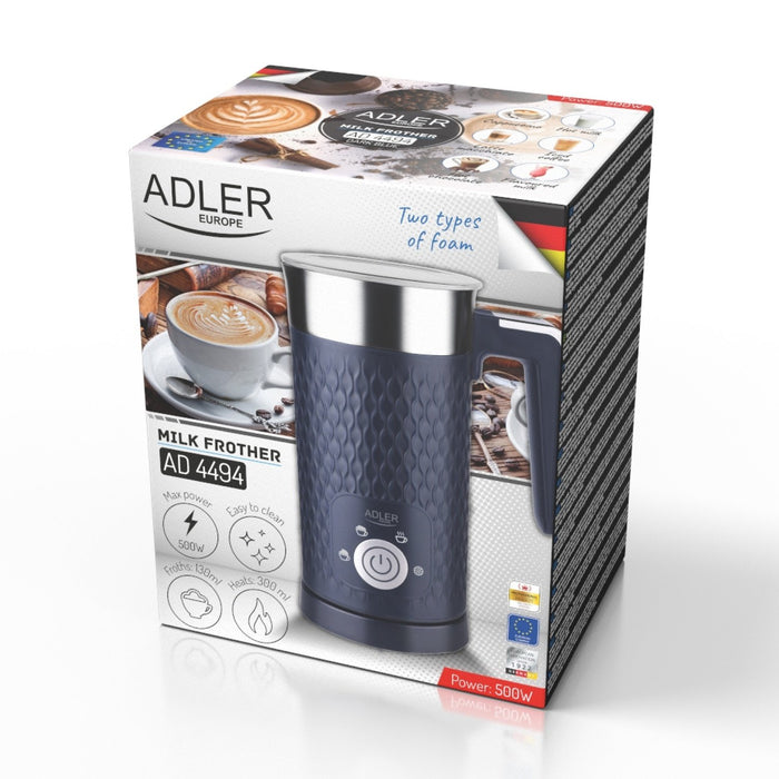 EAN 5905575901279 - Adler AD 4494 Calentador/espumador de leche automático Metálico, Blanco imagen 13