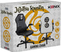 EAN 3328170293143 - Konix 78441120436 silla para videojuegos Butaca para jugar Asiento acolchado Negro imagen 6