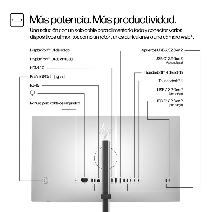 EAN 5715063470237 - HP Series 7 Pro 727pk pantalla para PC 68,6 cm (27") 3840 x 2160 Pixeles 4K Ultra HD LCD Plata imagen 3