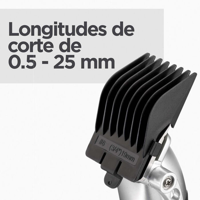 EAN 3030050194142 - BaByliss E812E cortadora de pelo y maquinilla Negro, Acero inoxidable 8 Ión de litio imagen 6