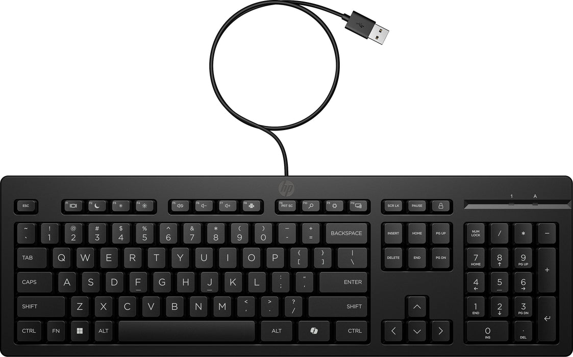 EAN 198828091383 - HP 125 Wired Keyboard (Bulk) teclado Oficina USB Negro imagen 4