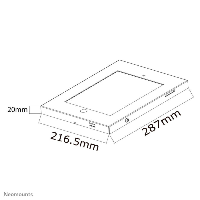 EAN 8717371444327 - Neomounts IPAD2N-UN20BLACK soporte de seguridad para tabletas Negro imagen 4