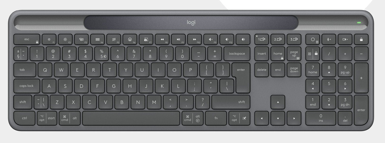 EAN 5099206132290 - Logitech Signature Slim Solar + K980 for Business teclado Universal RF Wireless + Bluetooth QWERTY Inglés imagen 1