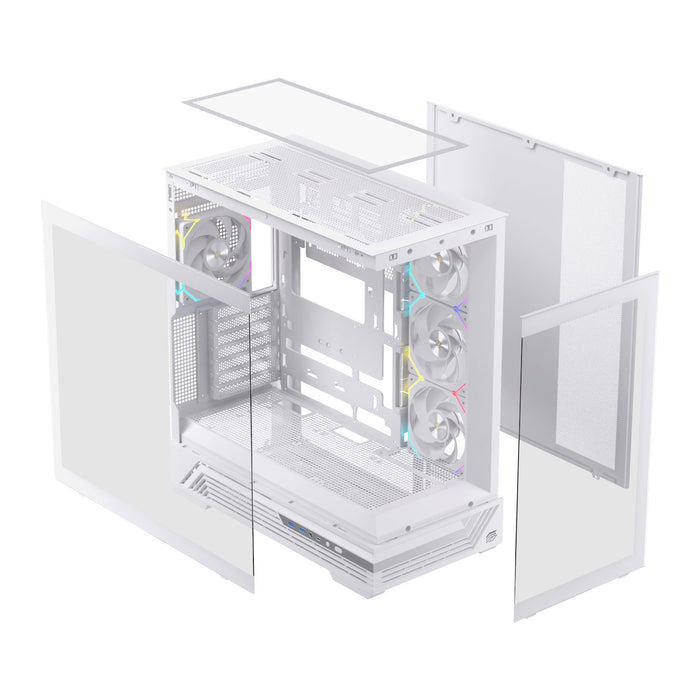 EAN 6977277365900 - Einarex EXCS-PR-800R-W carcasa de ordenador Midi Tower Blanco imagen 11