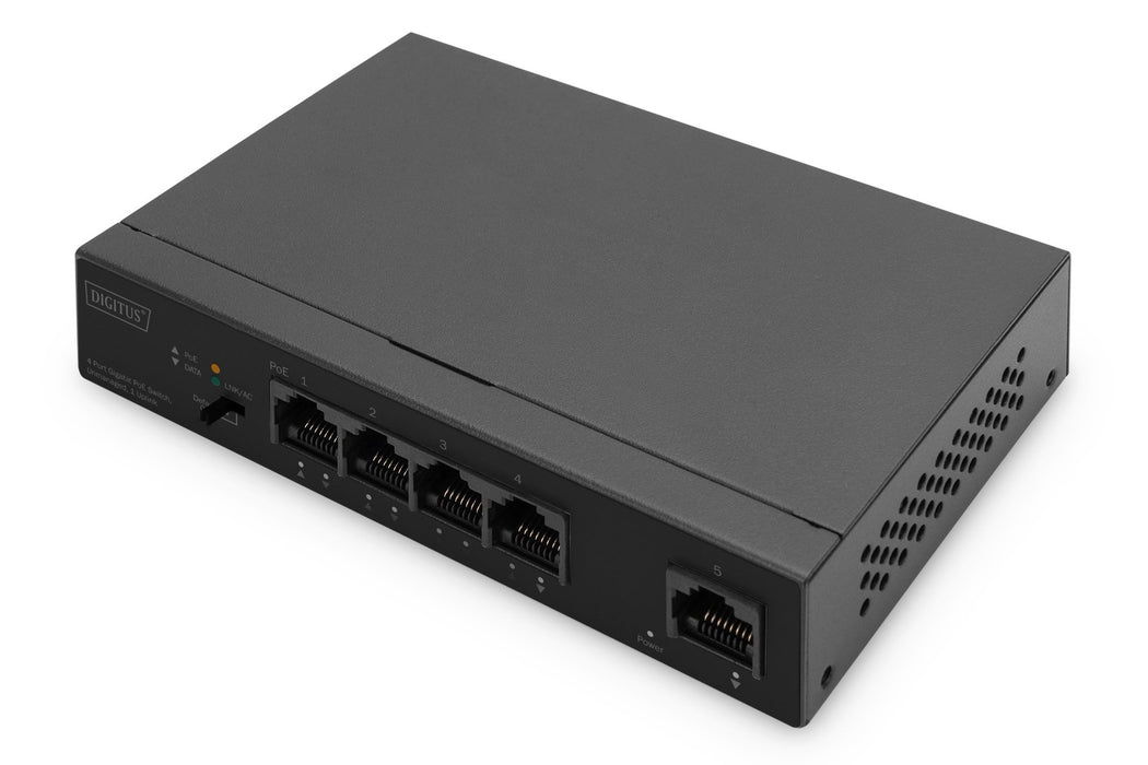 EAN 4016032484974 - Digitus DN-95330-1 switch No administrado Gigabit Ethernet (10/100/1000) Energía sobre Ethernet (PoE) Neg imagen 1