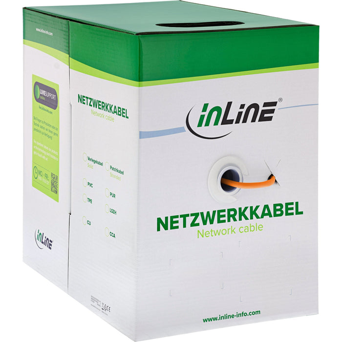 EAN 4043718264421 - InLine 70505 cable de red Naranja 500 m Cat6 S/FTP (S-STP) imagen 2