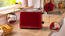 EAN 4242005403066 - Bosch TAT3M124 tostadora 2 rebanada(s) 950 W Rojo imagen 3