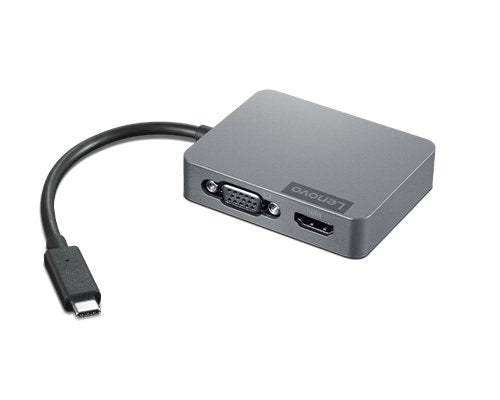 EAN 0195235660669 - Lenovo 4X91A30366 base para portátil y replicador de puertos Alámbrico USB 2.0 Type-C Gris imagen 2