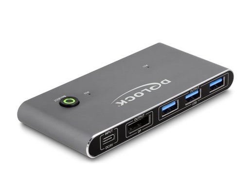 EAN 4043619186464 - DeLOCK 18646 interruptor KVM Antracita imagen 1