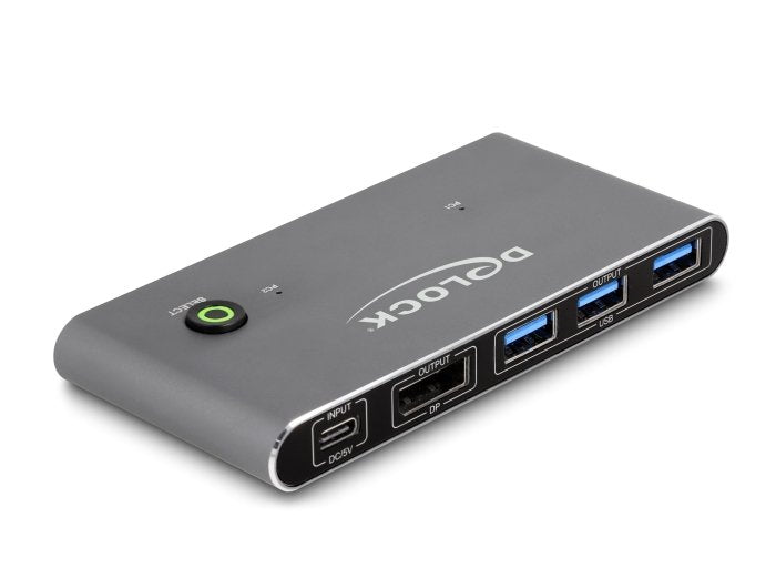 EAN 4043619186464 - DeLOCK 18646 interruptor KVM Antracita imagen 1