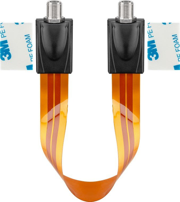 EAN 4040849119538 - Goobay 11953 cable coaxial 0,2 m Tipo F Marrón imagen 2